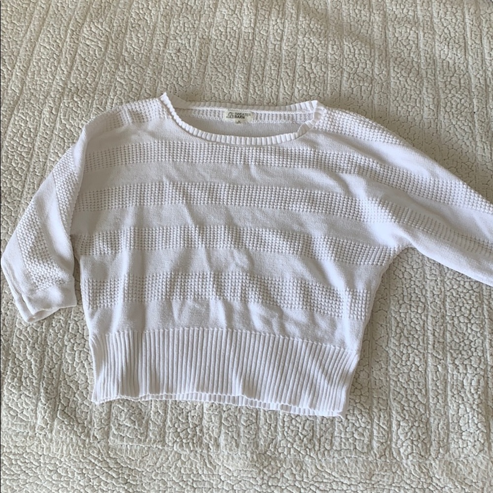 White sweater